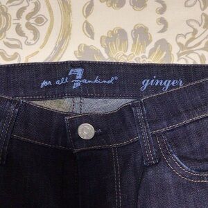 7 For All Mankind Dark Blue Flare Jeans size 27